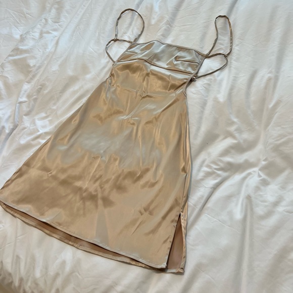 Satin Mini Dress - Picture 3 of 6